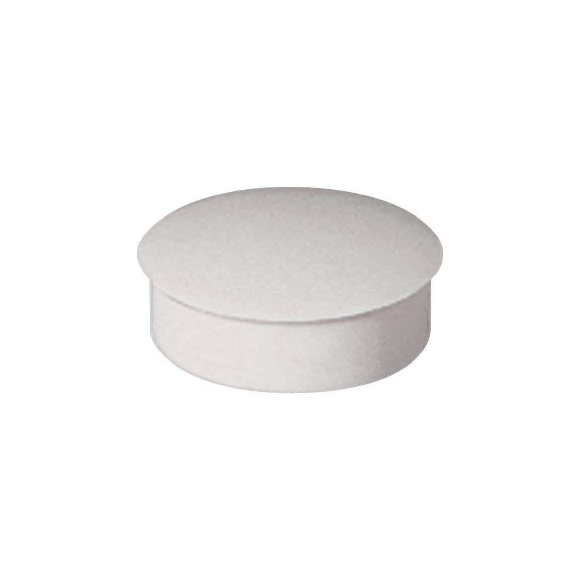 Magnetic buttons LYRECO 27mm white 6/pc