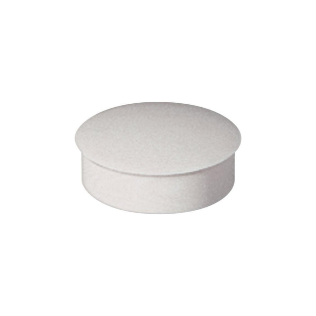 Magnetic buttons LYRECO 27mm white 6/pc