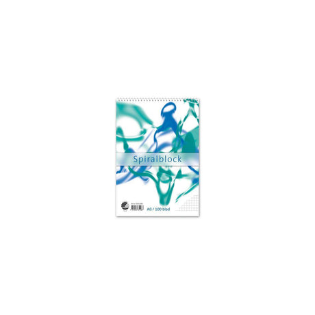 Spiral pad A6 60g 100 sheets squared