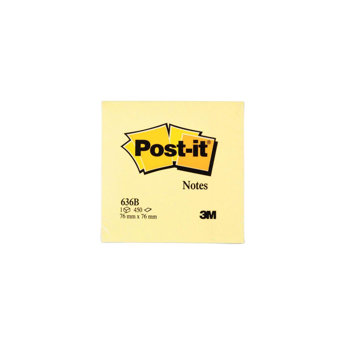 Notes POST-IT cube 2028 76x76 mm yellow