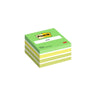 Notes POST-IT cube 76x76mm green/white