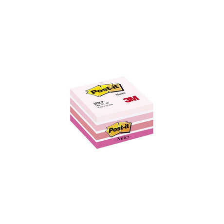Notes POST-IT cube 76x76mm pink/white