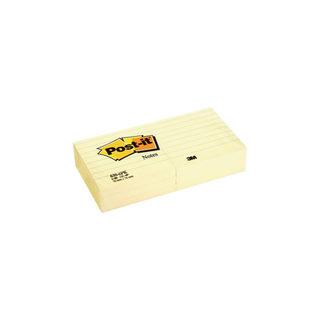 Notes POST-IT ruled 76x76mm yellow