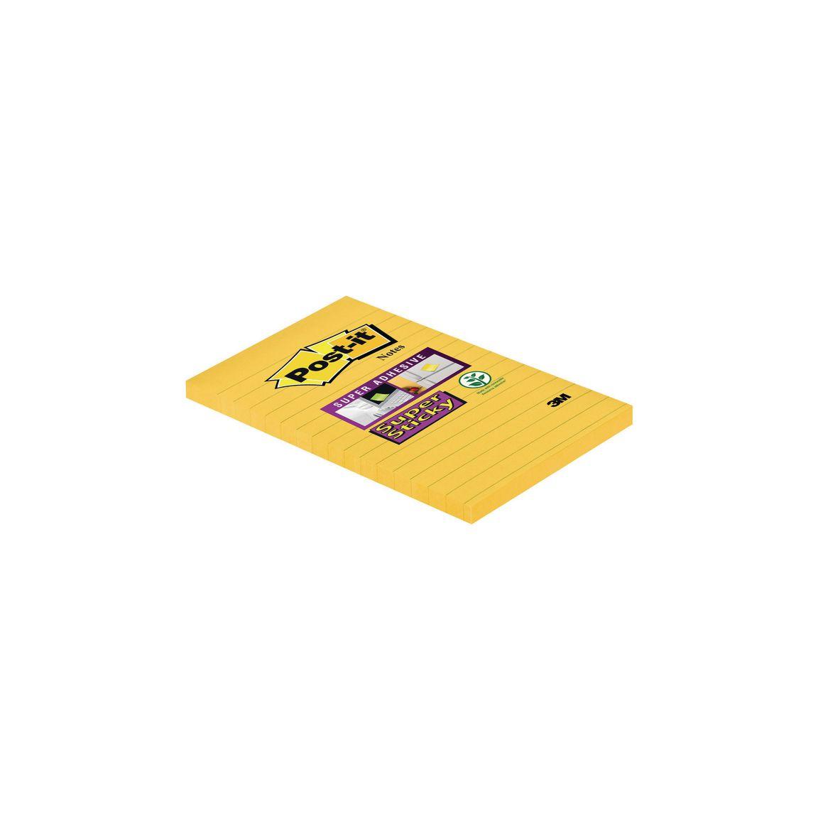 Notes POST-IT SS linj.102x152mm yellow