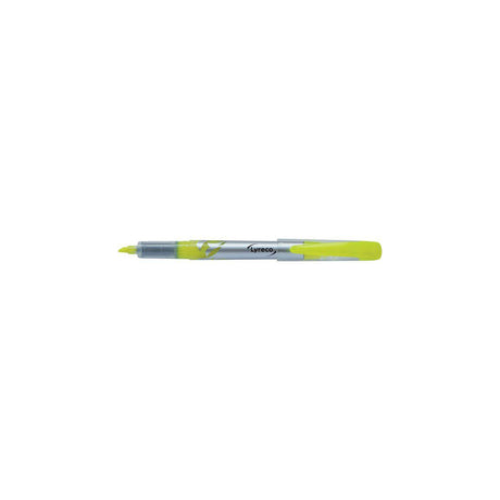 Highlighter LYRECO penstyle yellow