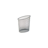 Wastepaper basket ALBA 20L silver