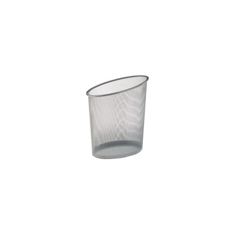 Wastepaper basket ALBA 20L silver