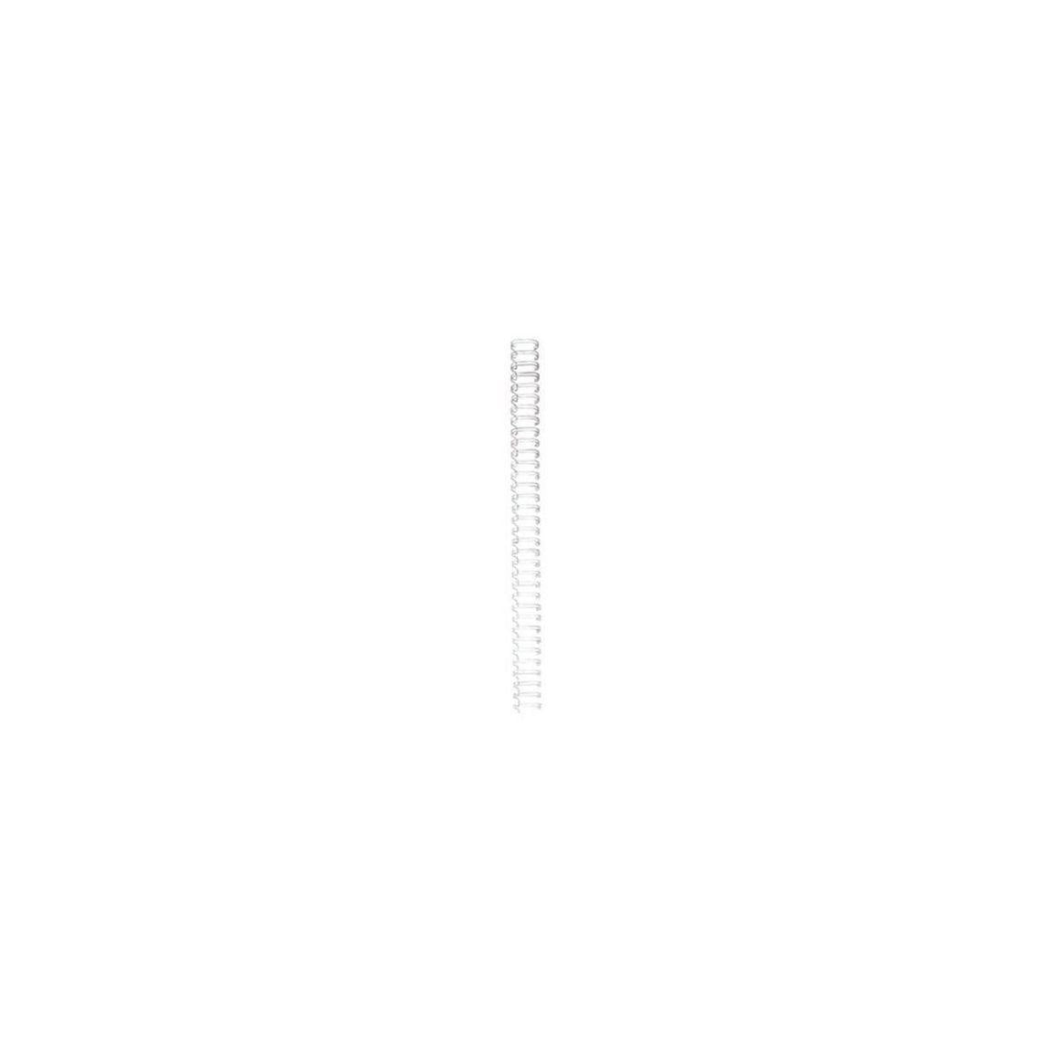 Wire spirals PAVO 9,5mm 100/fp white
