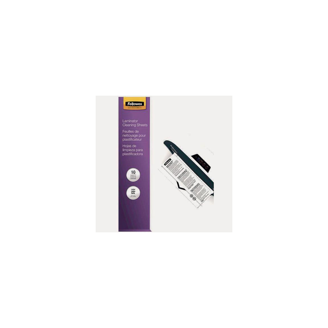 Cleaning sheet laminate FELLOWES 10/pc