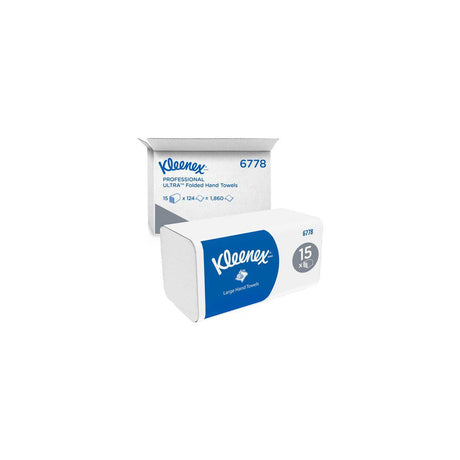 Towel KLEENEX V-weight 1860/pc White