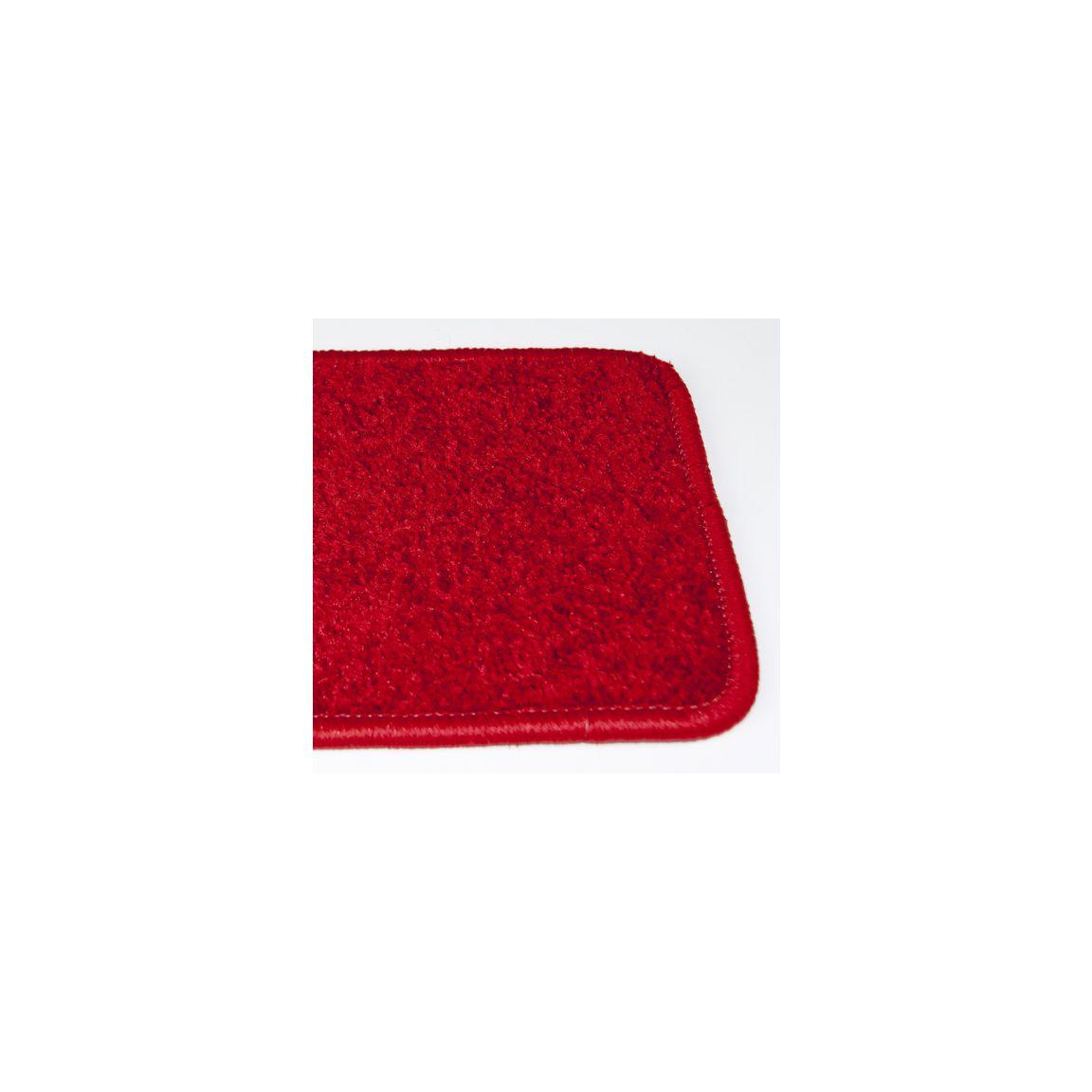Carpet round 150 cm red