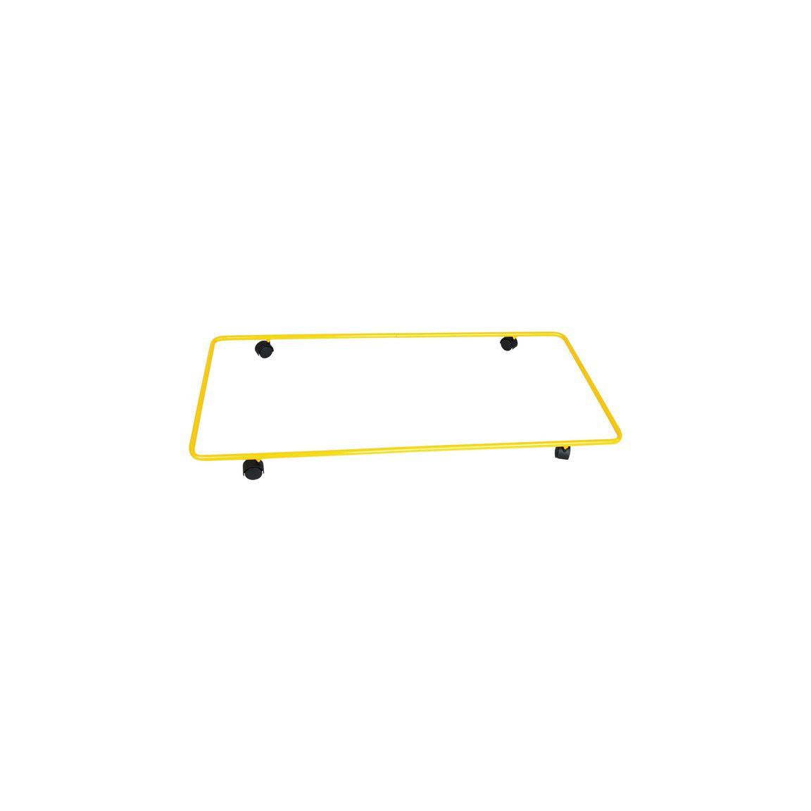 Transport trolley for stackable bed