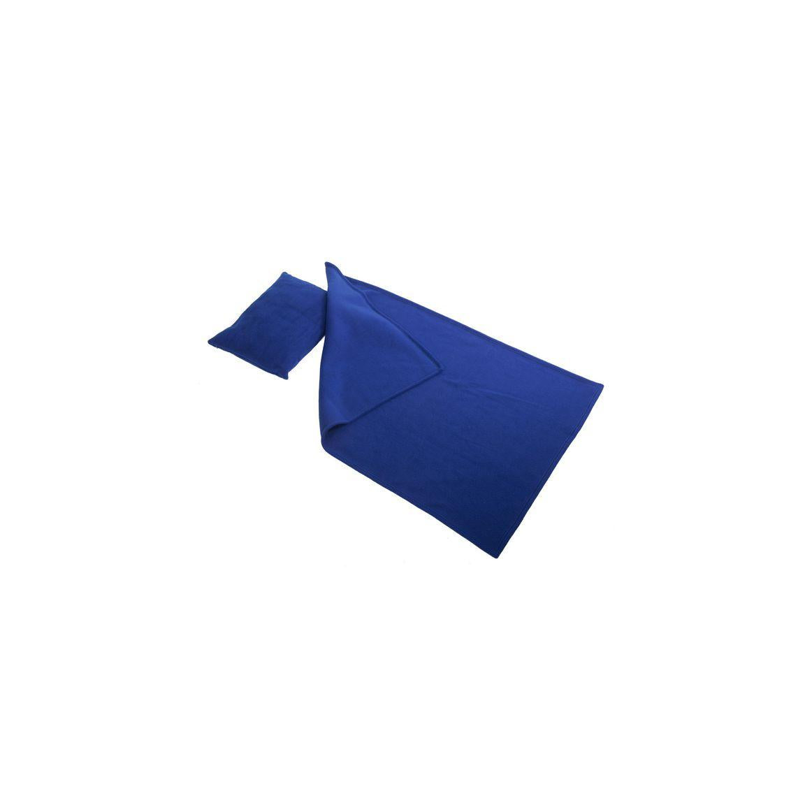 Vilset cushion and blanket blue