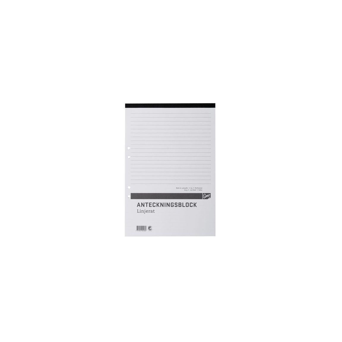 Notepad A4 100bl hole perf line