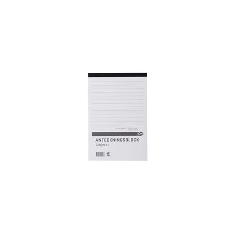 Notepad A5 100 sheets perf line