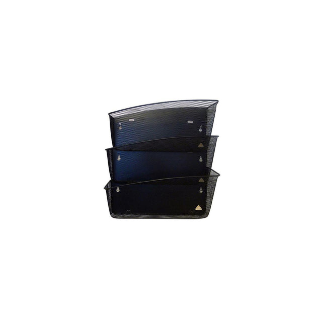 Form tray ALBA A4L 3-compartment black metal
