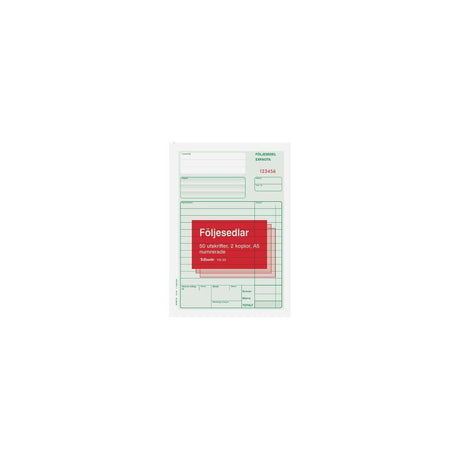 Delivery note form A5 3x50 sheets