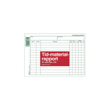 Time and material report form A5L