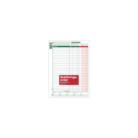 Accounting order form A4 50 sheets