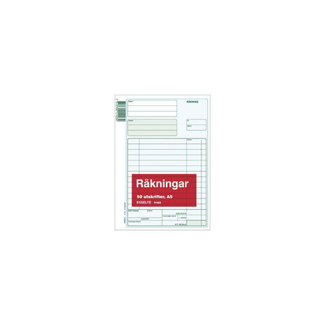 Form bill without copy A5 50 sheets