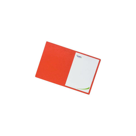 Rubber band folder LYRECO map A4 red 10/pack