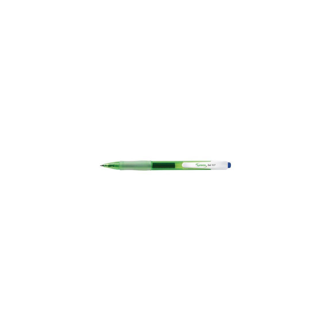 Gel pen LYRECO recycled 0,7mm blue