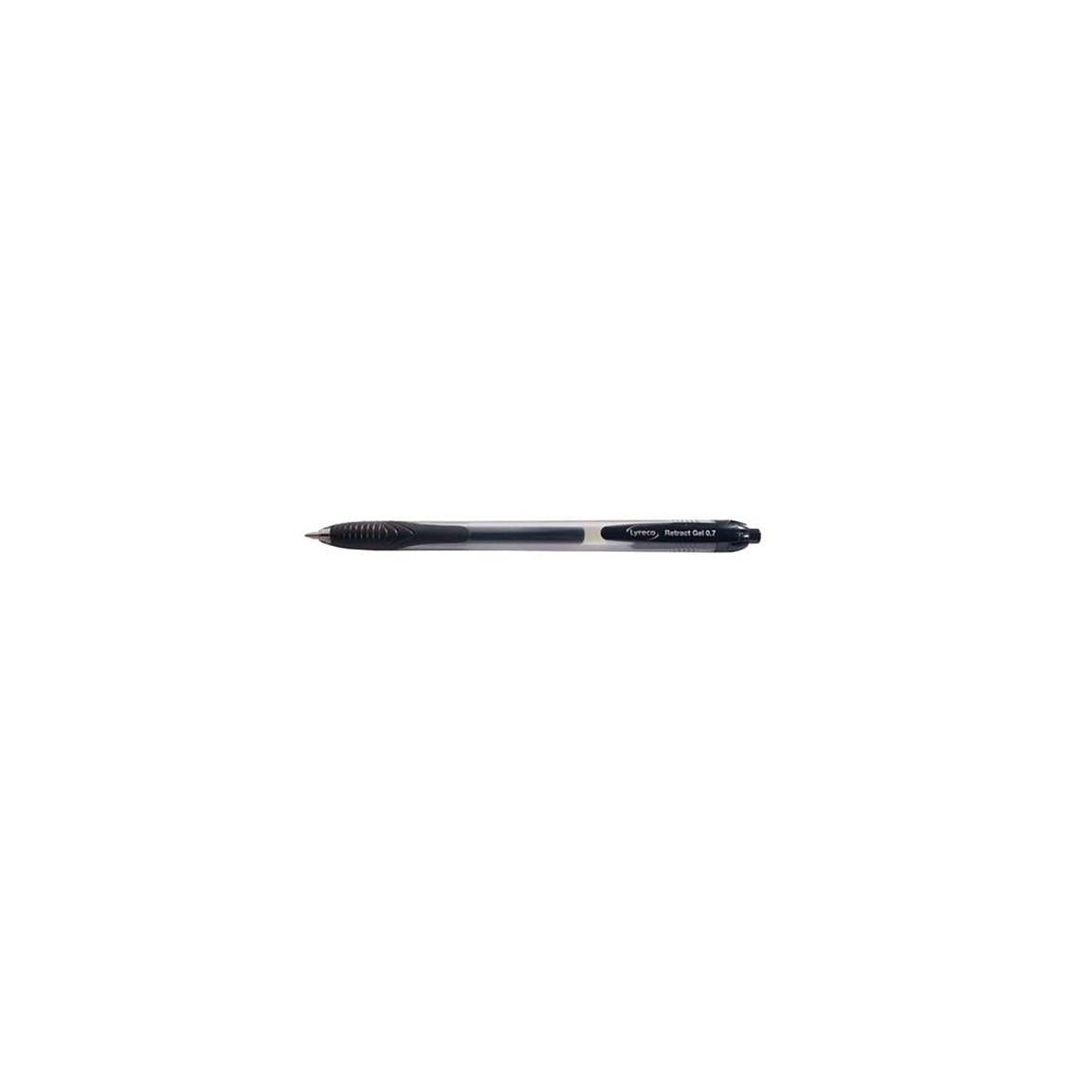 Gel pen LYRECO RT 0,7mm black