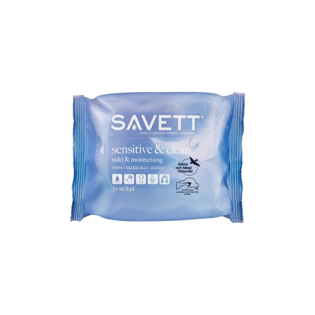 Wet wipe SAVETT Sensitive 30/pack