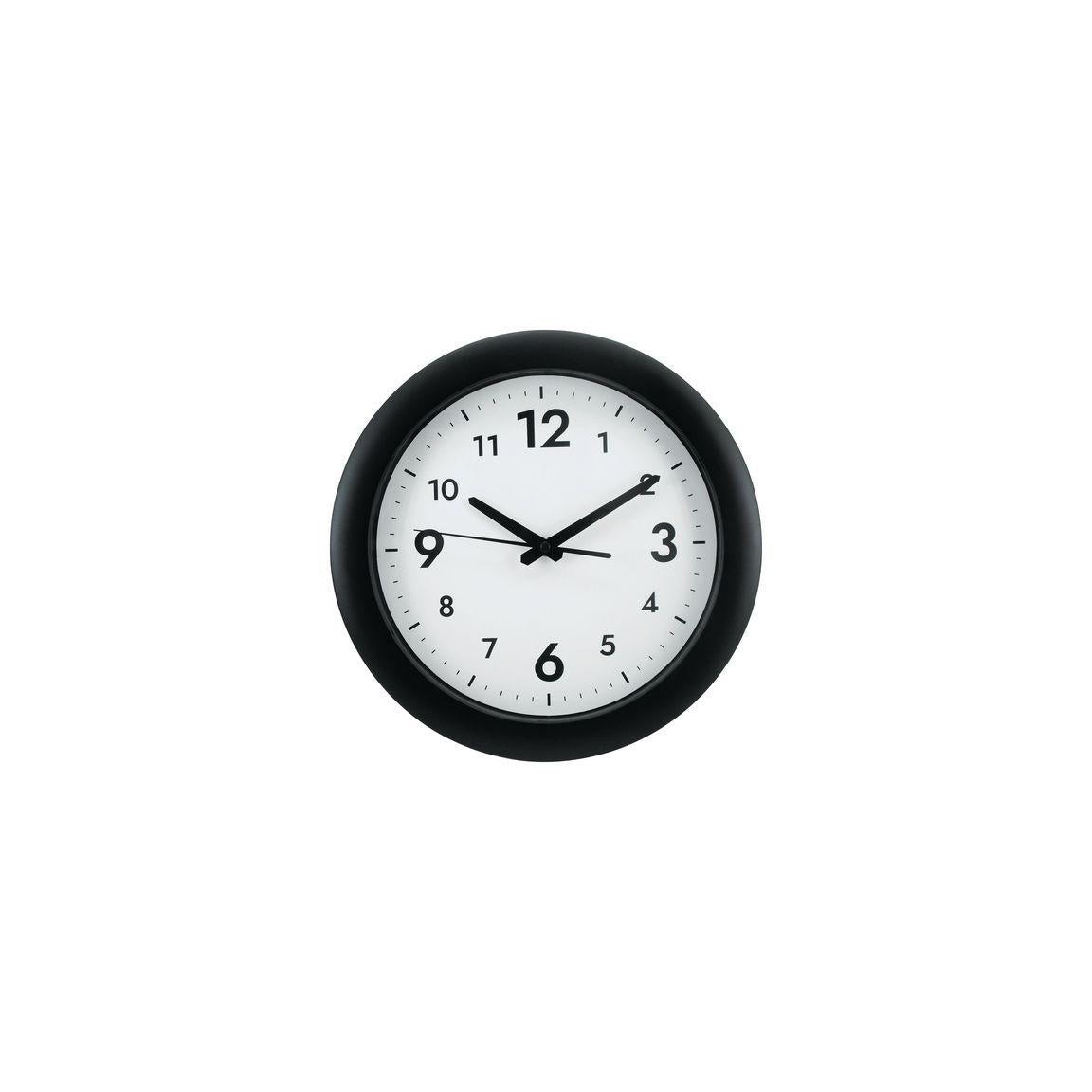 Wall clock Easytime Ø30cm black