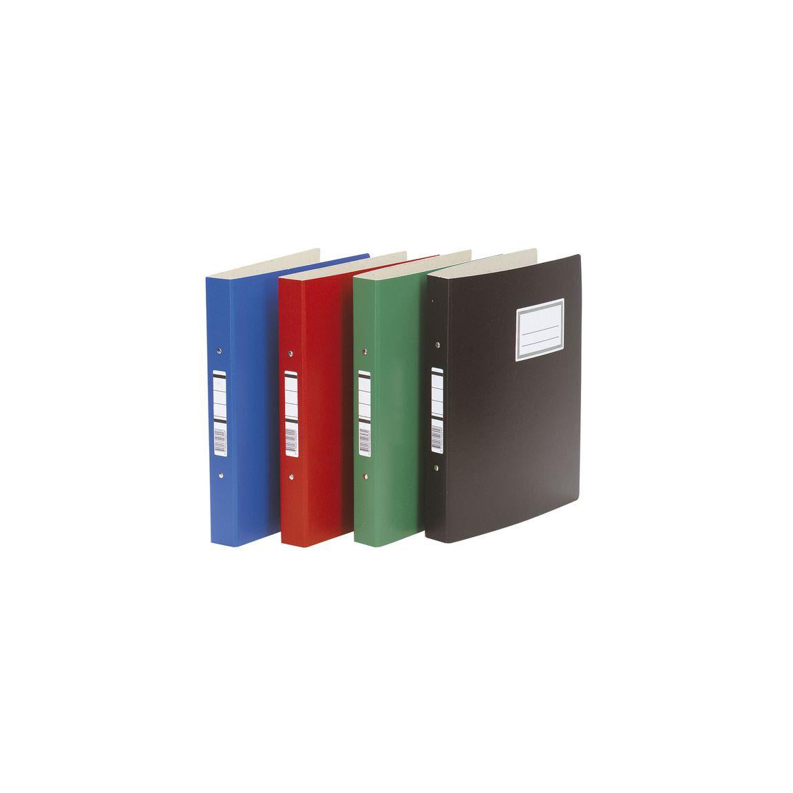 Ring binder A4 29mm leatherette cardboard blue