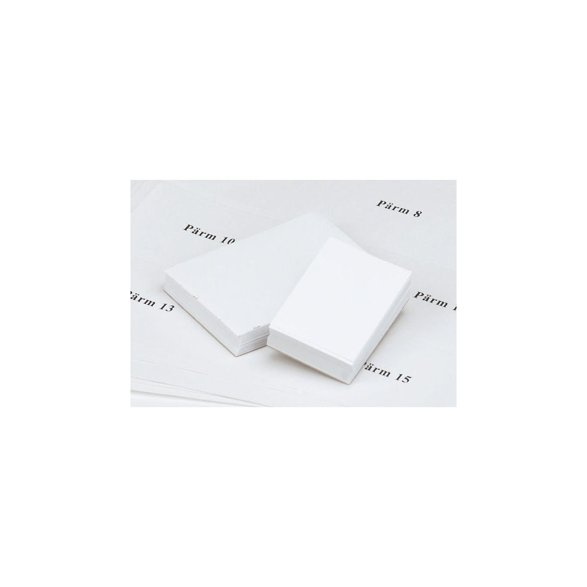 Label insert binder 60mm white 100/pc