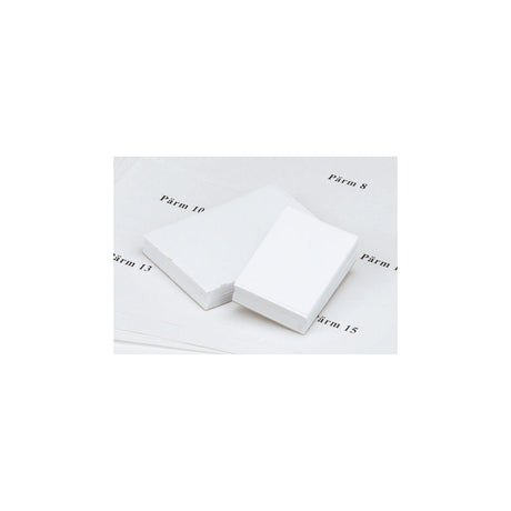 Label insert binder 60mm white 100/pc