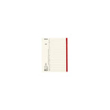 Card index Servo A4 A-Z red tab
