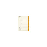 Cardboard register Servo A4 1-5 orange tab