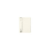 Card index Servo A4 tabs 1-15 white