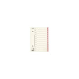 Card index Servo A4 Jan-Dec pink tab