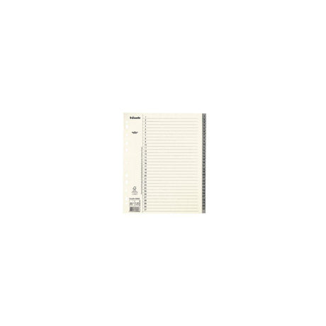 Cardboard register Servo System A4+ 1-31 grey