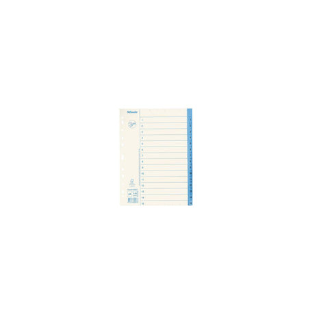 Cardboard index JOPA A4 1-15 white/blue