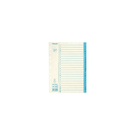 Card index JOPA A4 A-Z white/blue
