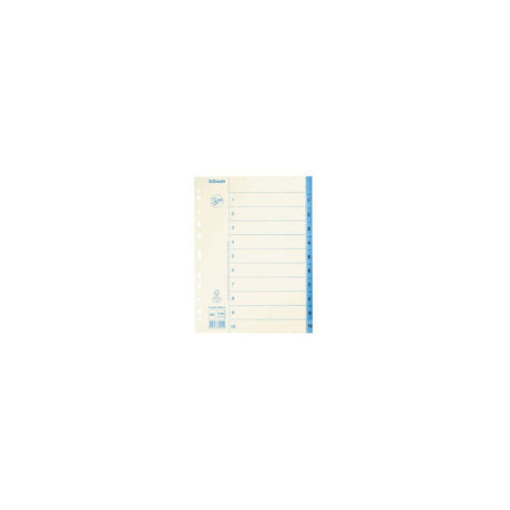 Card index JOPA A4 1-10 white/blue