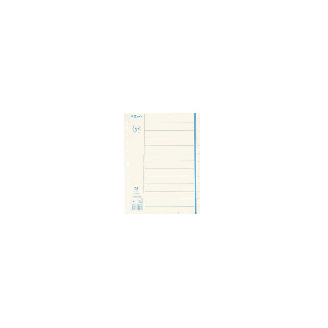 Cardboard register JOPA A4 12 tab otr.