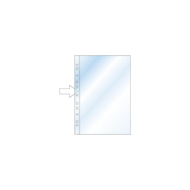 Plastic pocket A4 0,06mm open back