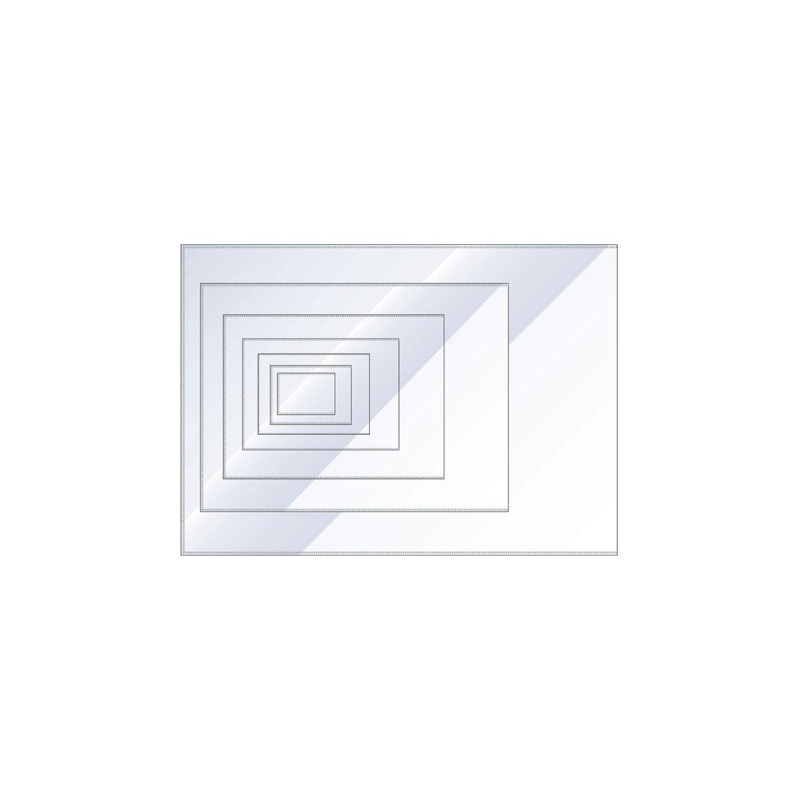 Plastic case embossed 0,12mm A7