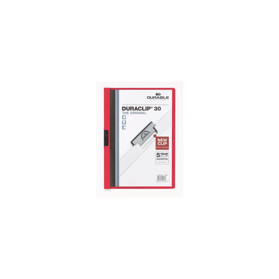 Clipboard Duraclip 2200 A4 3mm red