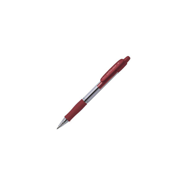 Ballpoint pen PILOT Super Grip with 1.0 red