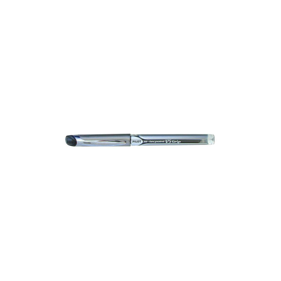 Ink ballpoint pen PILOT Hi-Tec V5 Grip black