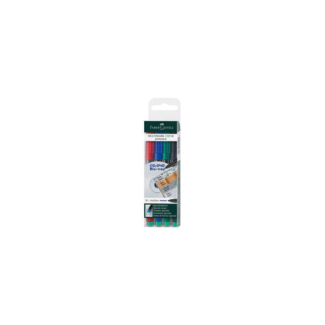 Marking pen VF FABER CASTELL medium 4/pack