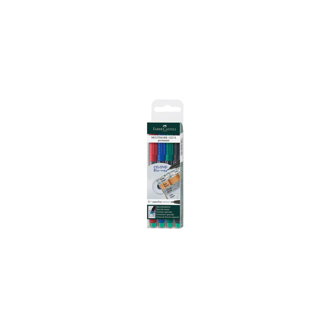 Marking pen VF FABER CASTELL superfine 4/pc