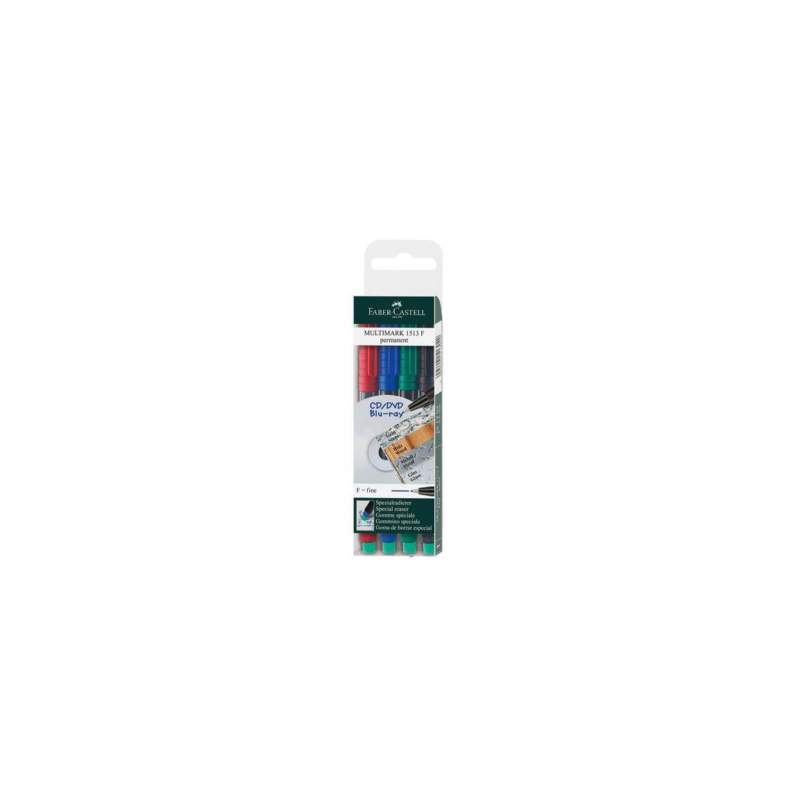 Labelling pen VF FABER CASTELL fine 4/pc