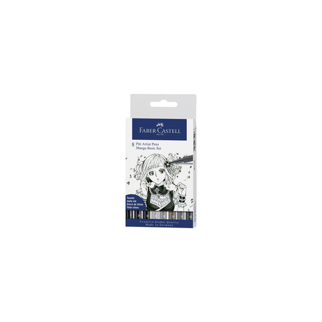 Fibre pen Pitt Artist Manga 8/pc